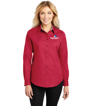 Ladies Long Sleeve Easy Care Shirt